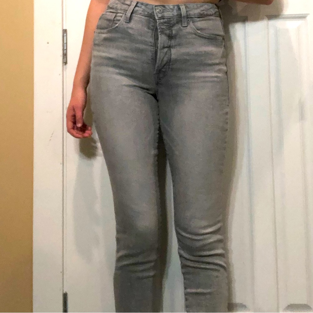 Grey mom jeans